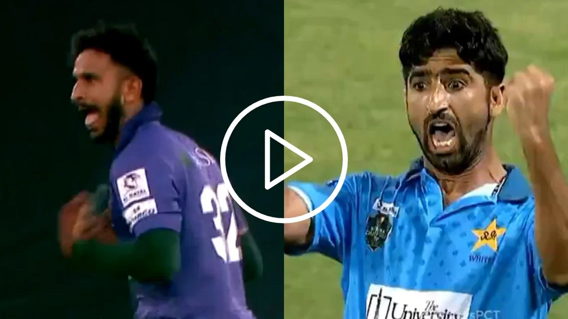 Watch- Pakistan Pacer Extracts Revenge On Hasan Ali With Fierce Mock Celebration