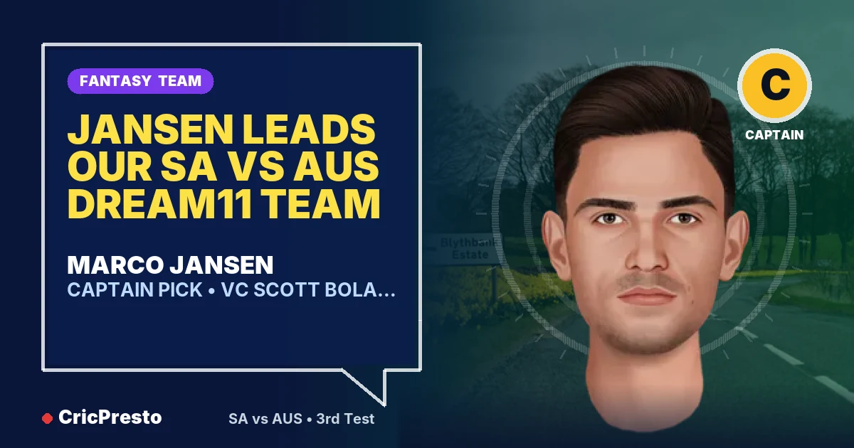 SA vs AUS Dream11 prediction fantasy team